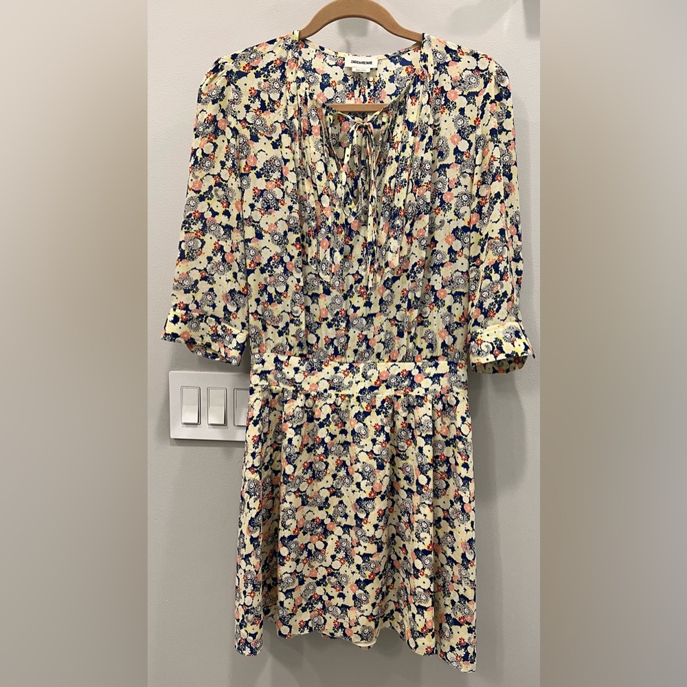 Zadig & Voltaire silk Remus floral dress